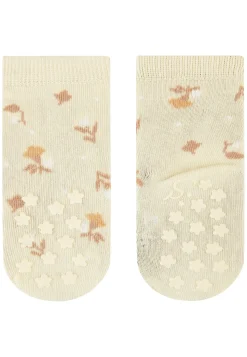 ABS Krabbelsocken 2er Pack Blumen Struktur