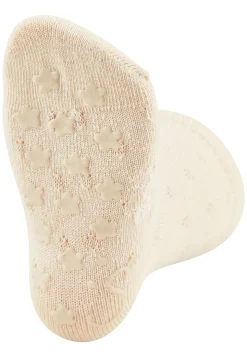 ABS Krabbelsocken 2er Pack Blumen Struktur
