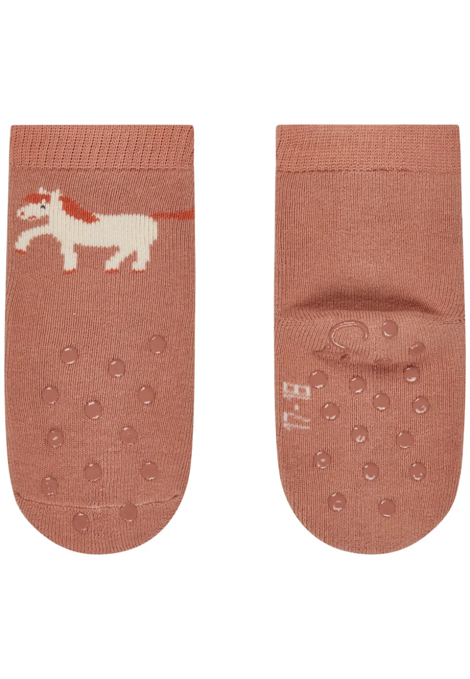 ABS Krabbelsocken 2er Pack Pferd Hufeisen