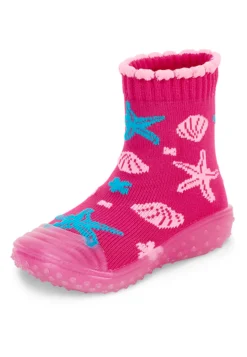 Adventure-Socks mit Motiv Sealife in Magenta