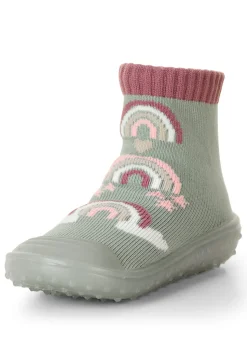 Adventure-Socks Regenbogen mit Gummisohle