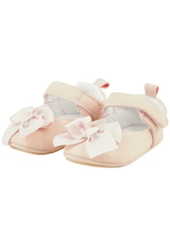 Baby Ballerinas mit Schleife und Klett