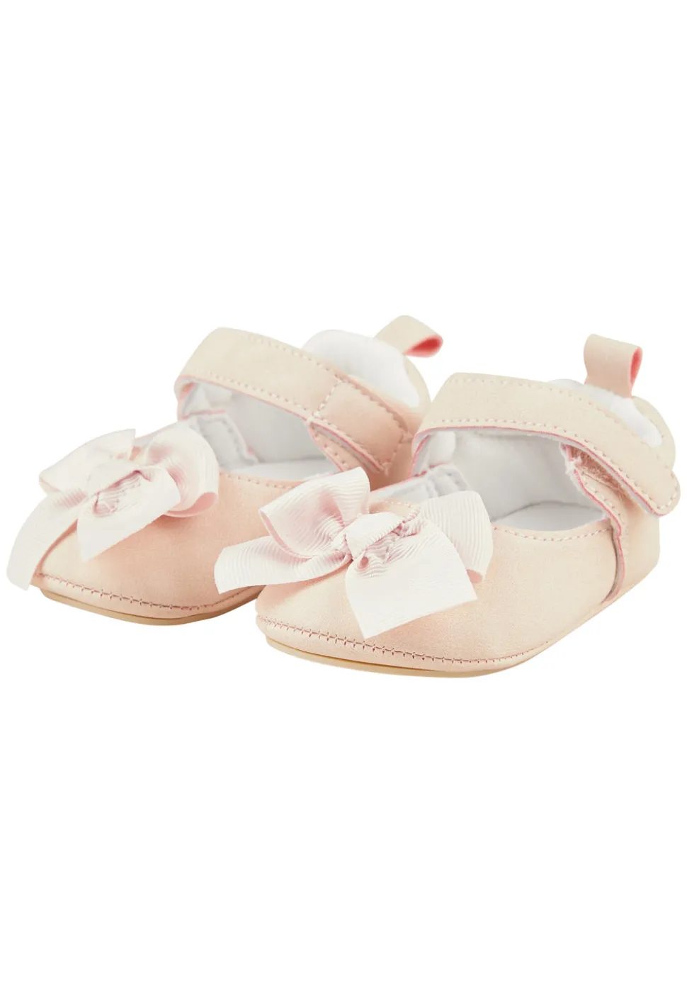 Baby Ballerinas mit Schleife und Klett