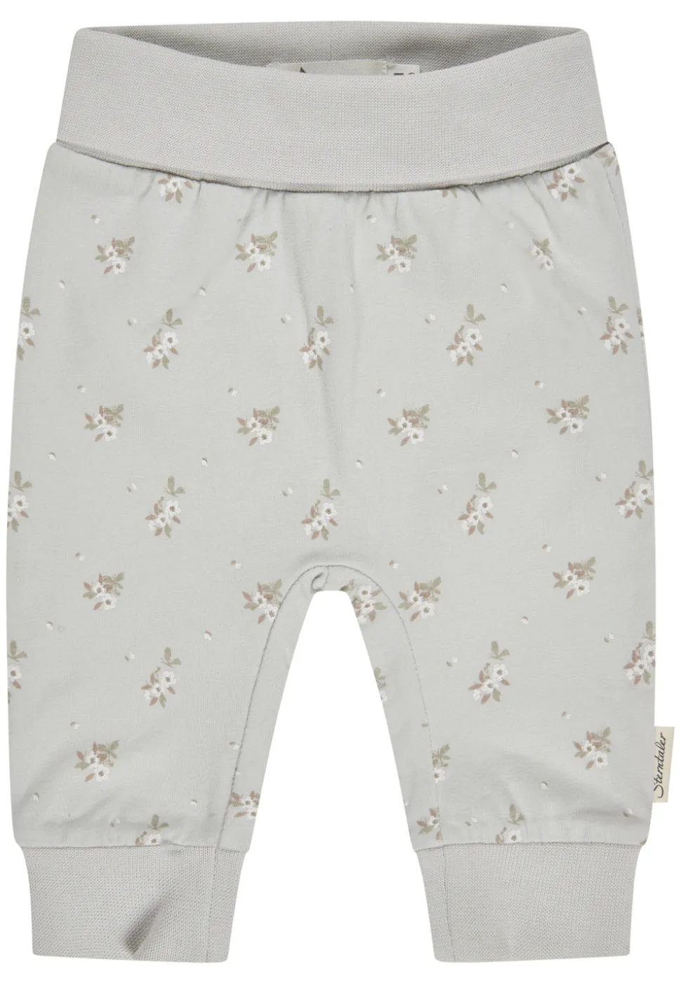 Babyhose Blumen mit Mitwachsbündchen