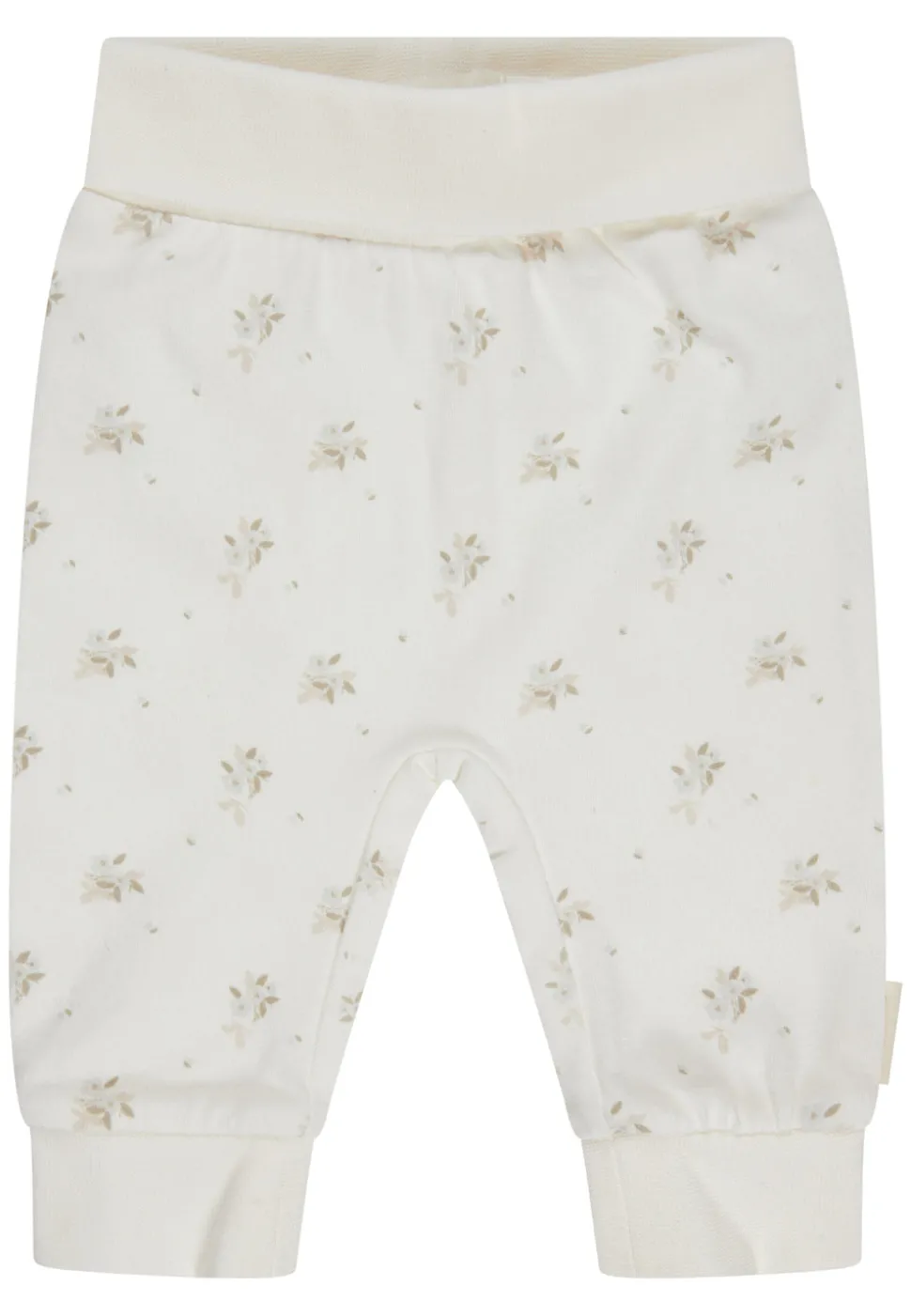 Babyhose Blumen mit Mitwachsbündchen
