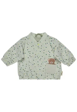 Babyjacke Konfetti mit Bär Applikation