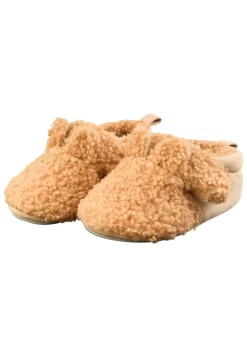 Baby Krabbelschuhe Velour mit Sternensohle