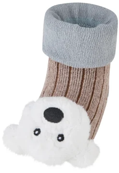 Baby Rasselsocken Eisbär