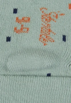 Baby-Rasselsocken Fuchs – mit Print & Innenfrottee