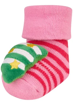 Baby Rasselsocken Tannenbaum