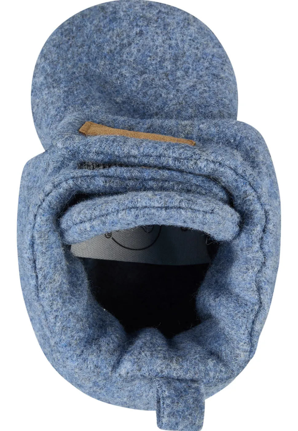 Baby Schuhe Bio Baumwollfleece mit Klettverschluss