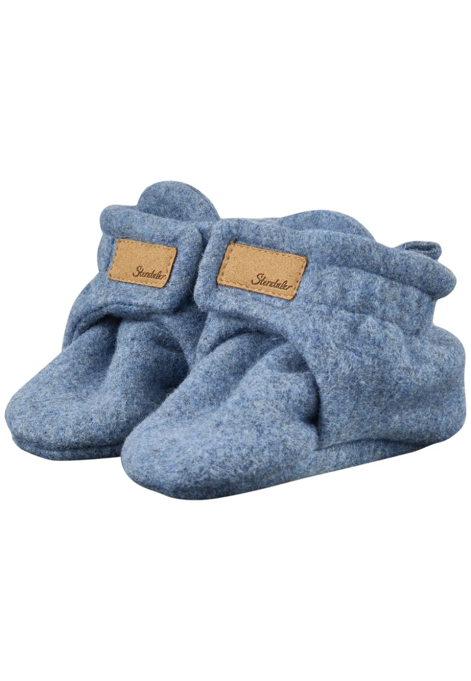 Baby Schuhe Bio Baumwollfleece mit Klettverschluss