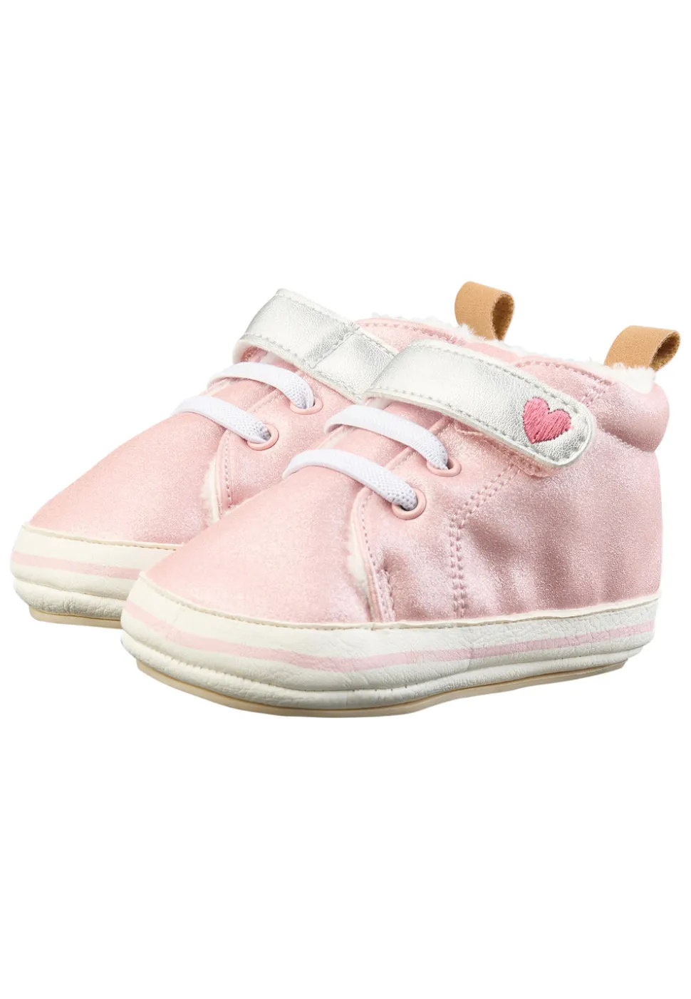 Baby Schuhe Kunstleder mit Herzsohle