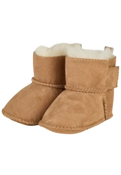 Baby Schuhe Lammfell mit Klettverschluss