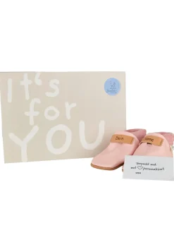 Baby Schuhe personalisiert aus Leder mit Wunschname