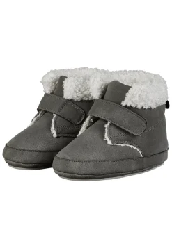 Baby-Schuhe uni mit Flauschfutter