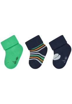 Baby Socken 3er Pack Elefant und Ringel