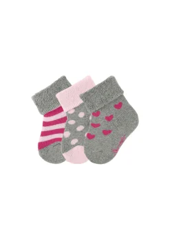 Baby Socken 3er-Pack Ringel