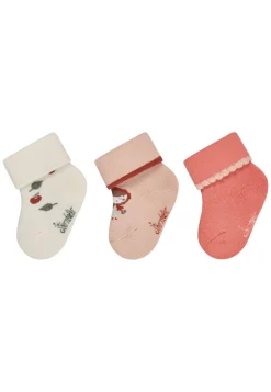 Baby Socken 3er Pack Rotkäppchen Äpfel