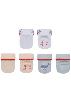 Baby Socken 3er Pack Unterwasser Wal