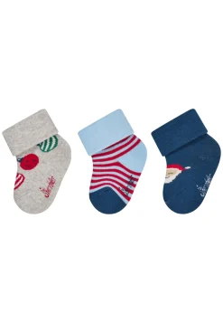 Baby Socken 3er Pack Weihnachten Santa