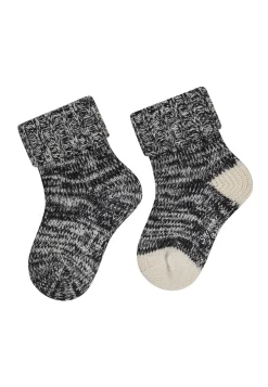 Baby Socken 2er Pack Wolle Umschlag