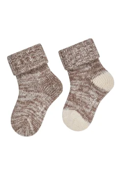 Baby Socken 2er Pack Wolle Umschlag