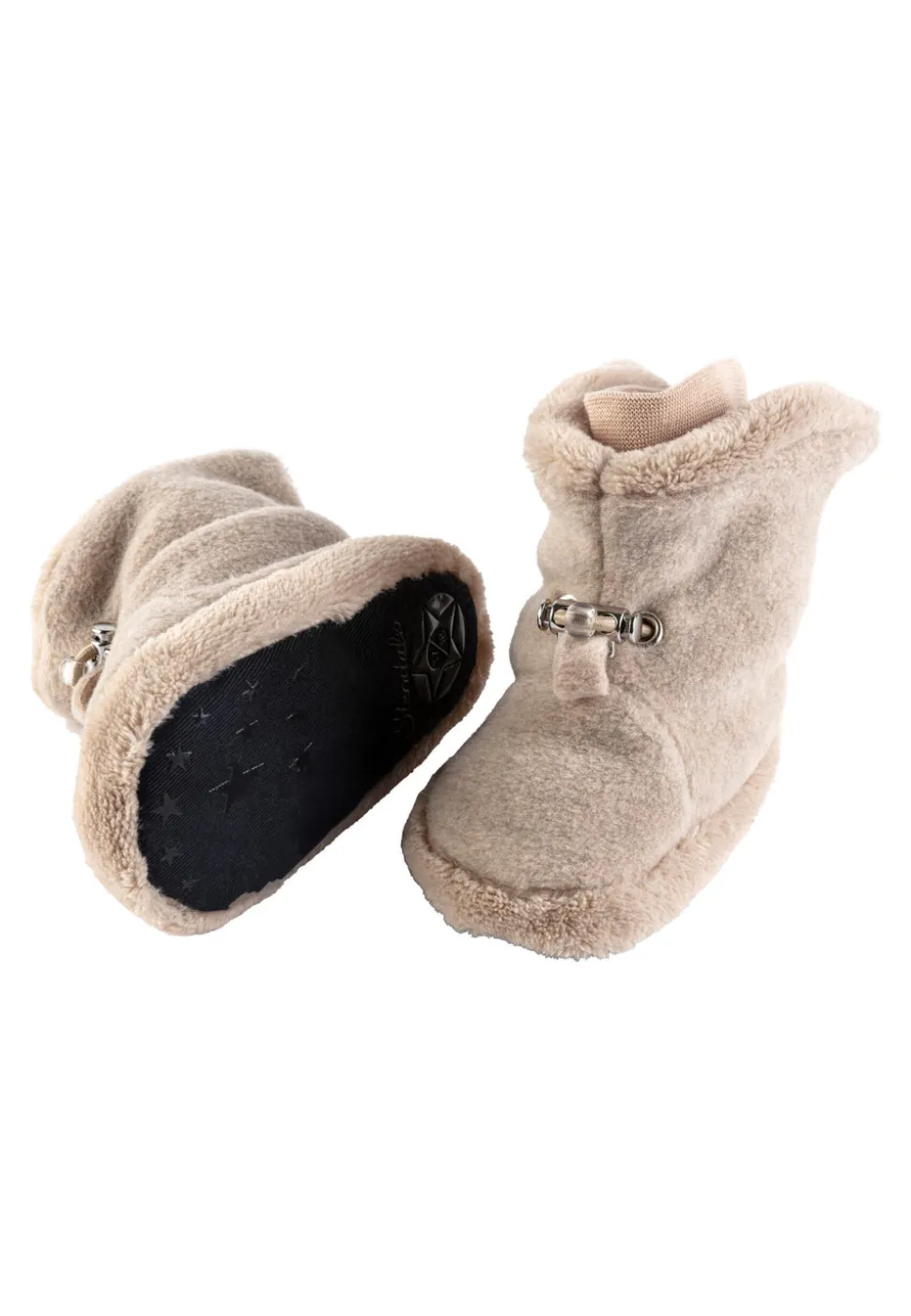 Baby-Stiefel mit Kordelstopper & Teddyfutter
