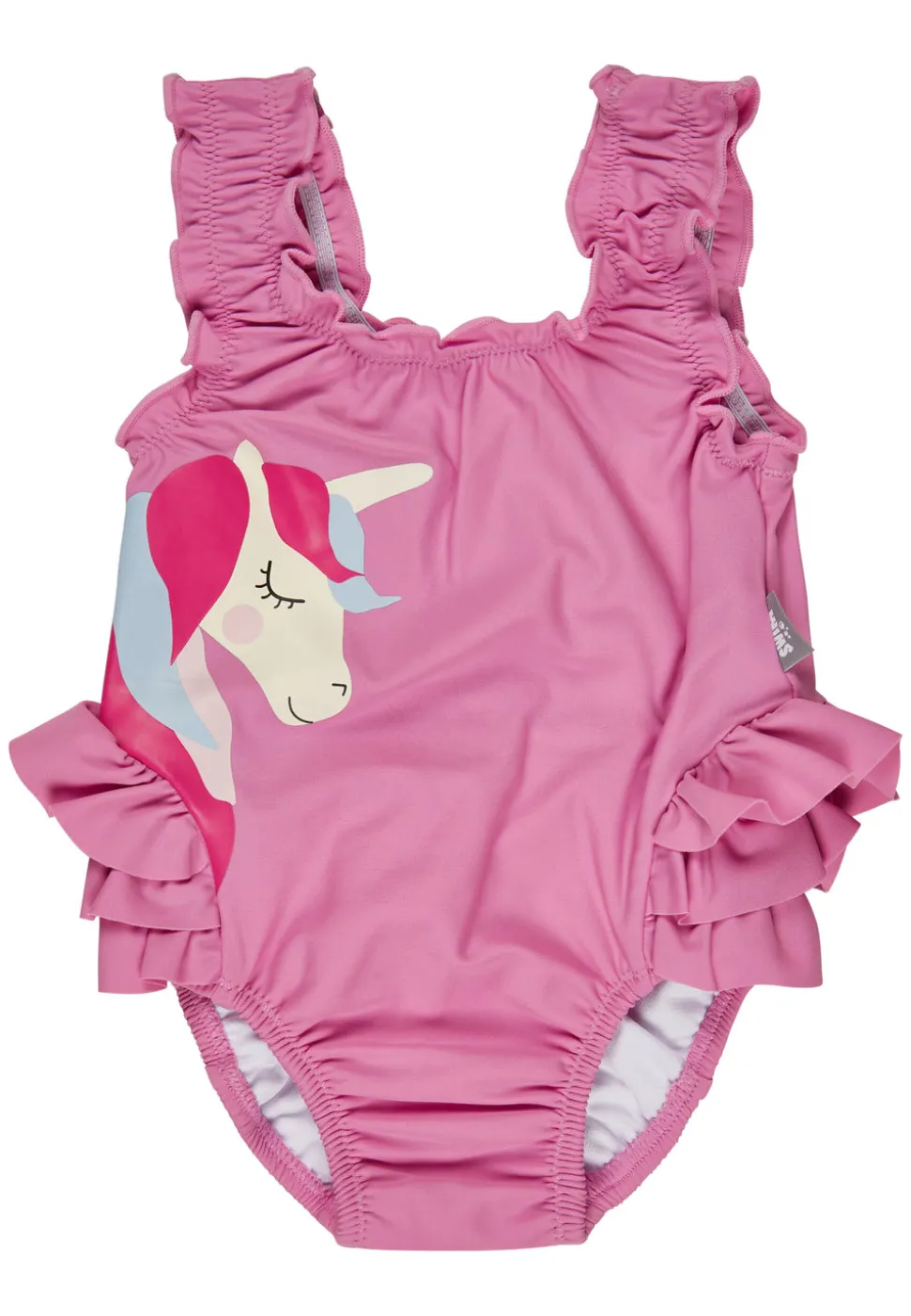 Badeanzug Einhorn mit Rüschen