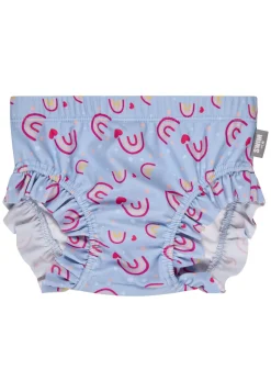 Badehose Regenbogen mit Volants