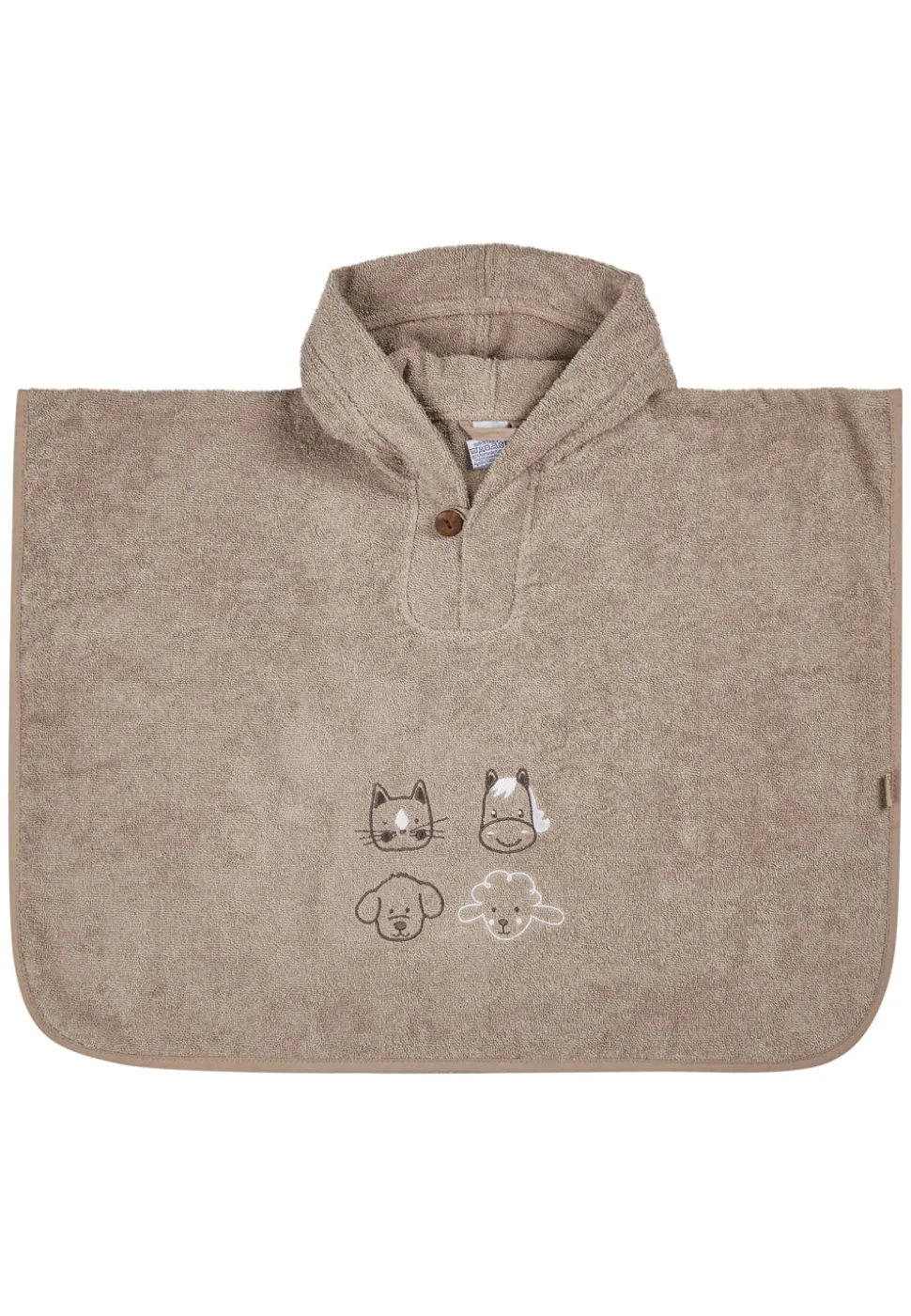 Badeponcho mit Motiv Bauernhof