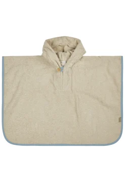 Badeponcho mit Motiv Dino Rexi in beige