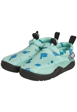 Badeschuhe Dino mit Kordelstopper