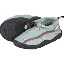Badeschuhe Regenbogen mit Kordelstopper