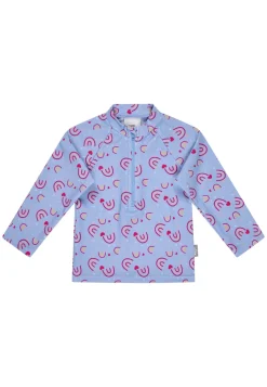 Badeshirt langarm Regenbogen