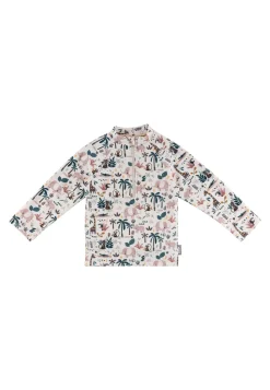 Badeshirt Safari langarm UV 50+ mit Reißverschluss