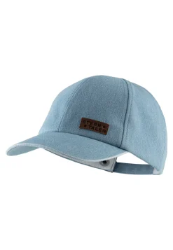 Basecap aus Jeansstoff mit Metall Schließe