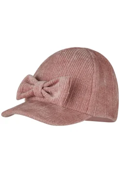 Basecap Cord mit Glitzer und Schleife
