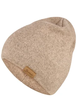 Beanie aus Jersey in Melange-Optik