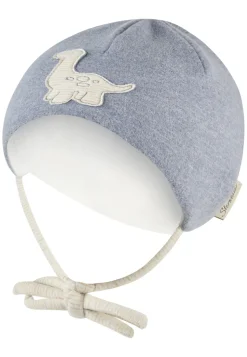Beanie Dino Double Face mit Ohrenklappen