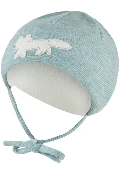 Beanie Fuchs mit Ohrenklappen und Bindeband