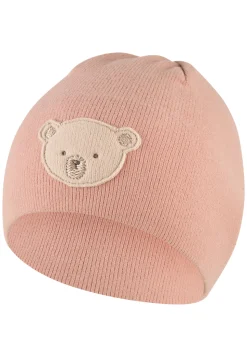 Beanie gerippt mit Bärgesicht