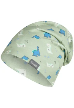 Beanie mit Dinobabys zwei Tragevarianten