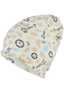 Beanie mit Safari-Print zwei Tragevarianten