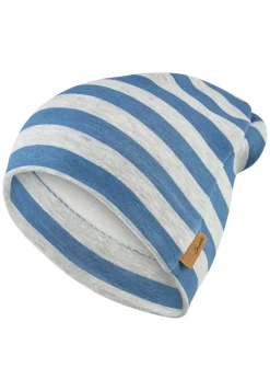 Beanie Streifen aus Sweat mit Fleece-Innenseite