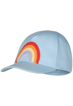 Canvas-Basecap mit Regenbogen