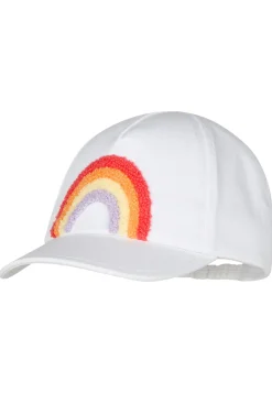 Canvas-Basecap mit Regenbogen
