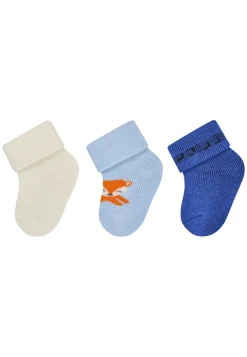 Erstlingssocken 3er Pack Fuchs Noten