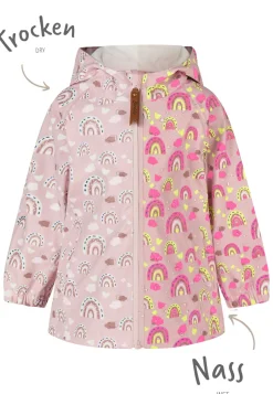 Farbwechsel Regenjacke Regenbogen