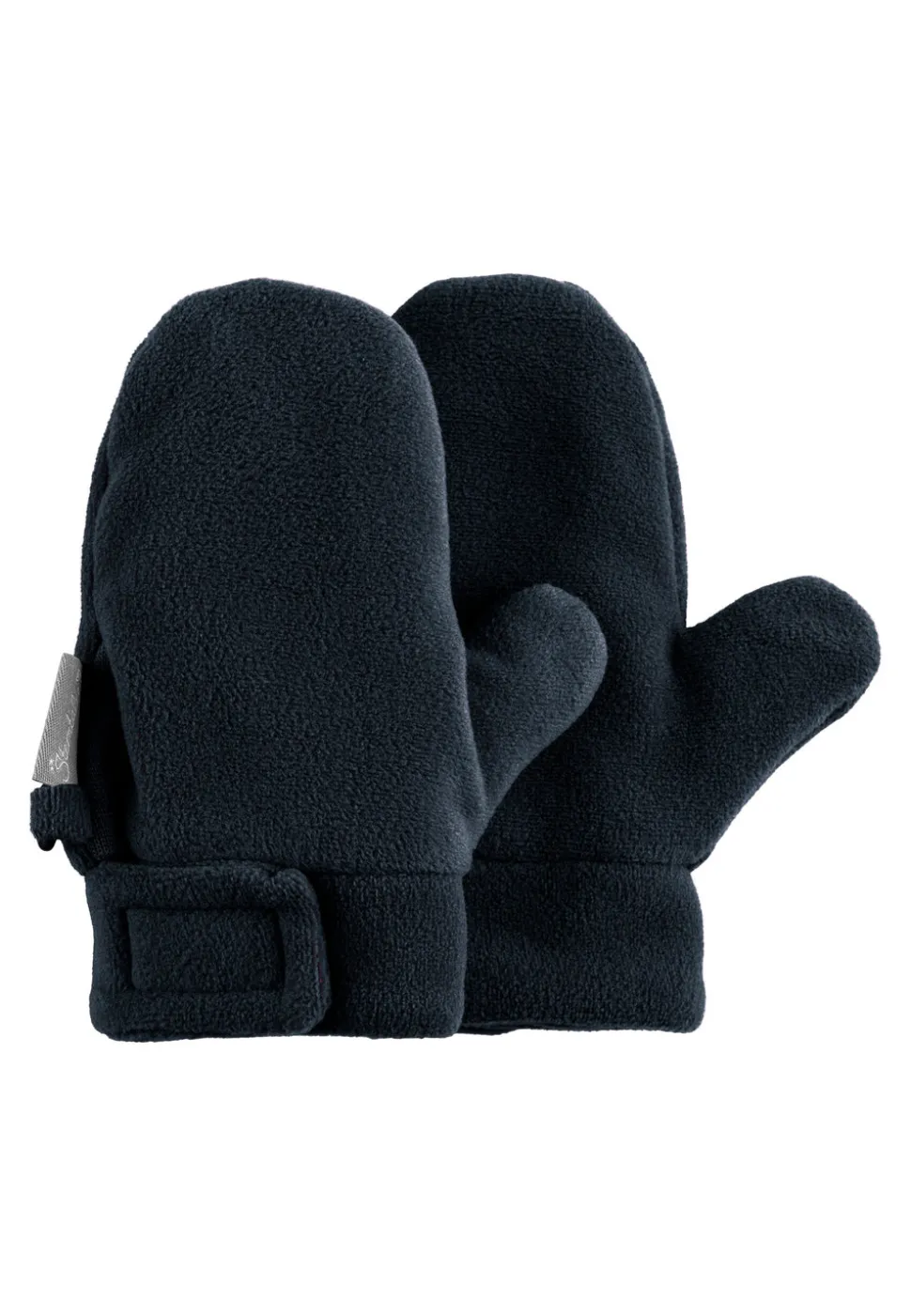 Fäustlinge mit Daumen aus Microfleece mit Klett